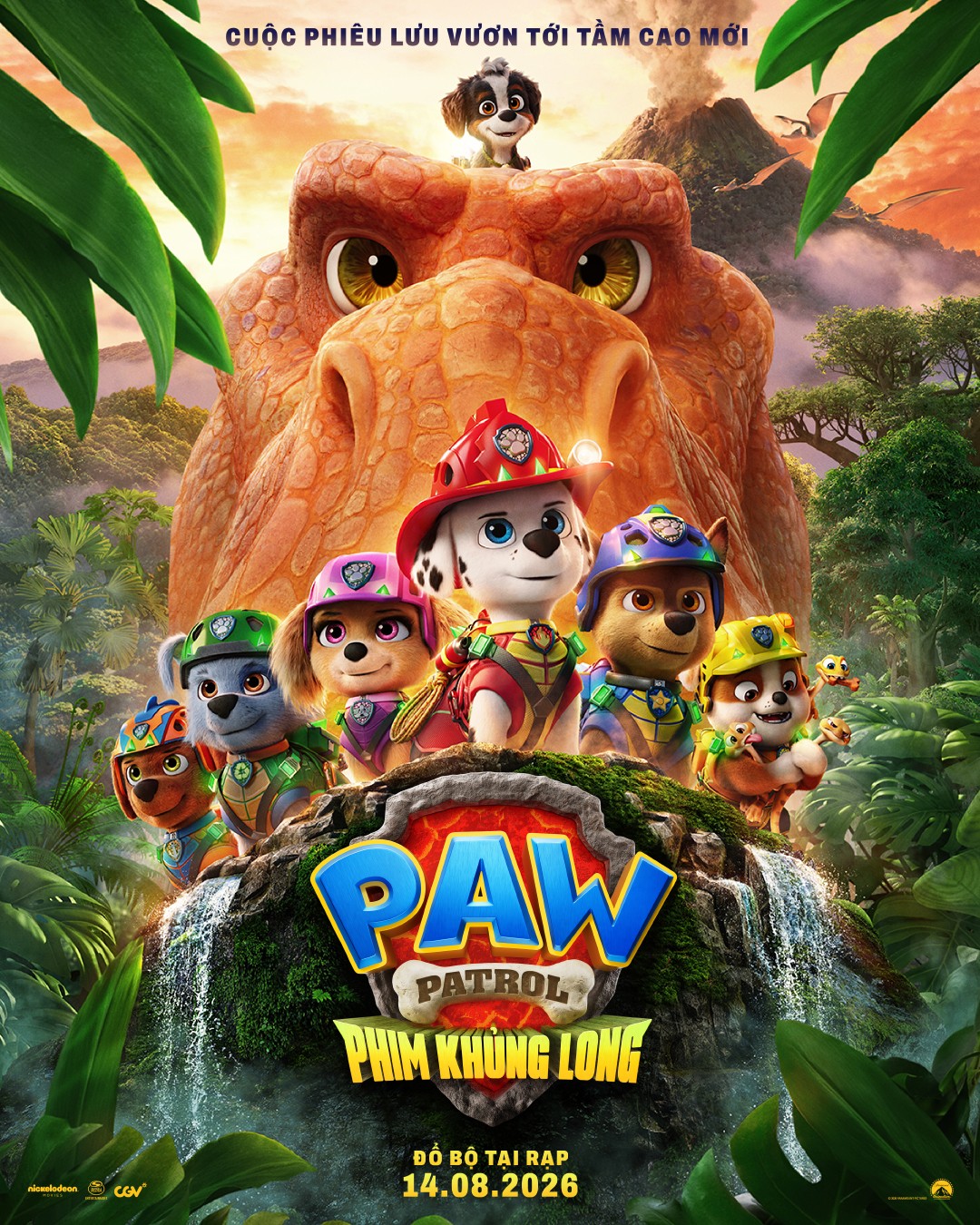 'Paw Patrol: Phim Khủng Long' gây sốt với chú khủng long mới siêu đáng yêu cùng thế giới tiền sử hoành tráng