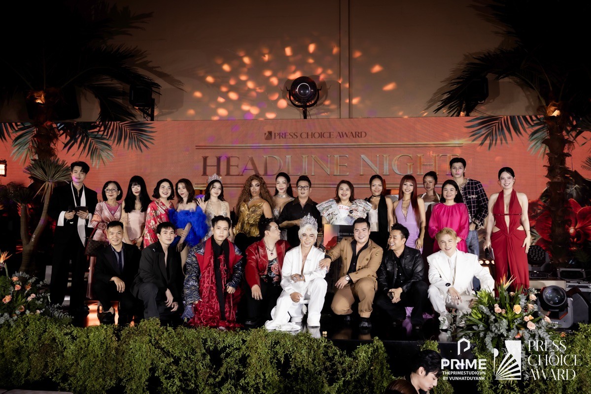 Hương Giang, Thúy Hiền, Mai Tuấn Anh và Khánh Loan hội ngộ tại 'Press Choice Awards 2026 – Headline Night'