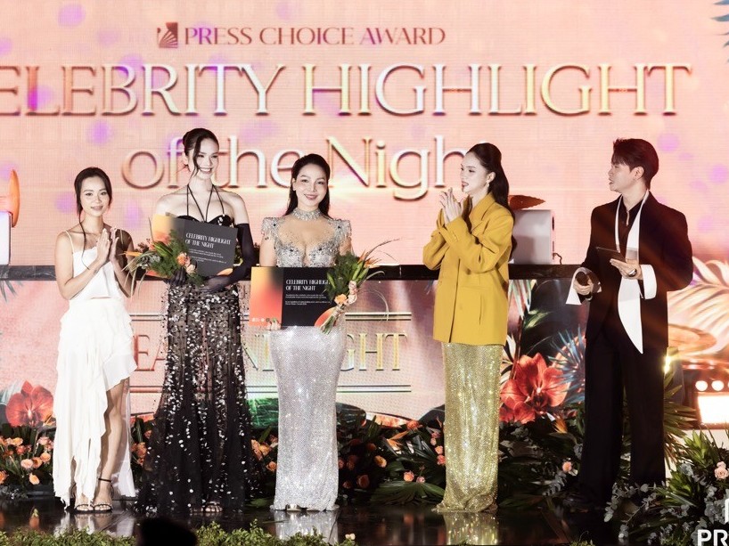 Hương Giang, Thúy Hiền, Mai Tuấn Anh và Khánh Loan hội ngộ tại 'Press Choice Awards 2026 – Headline Night'
