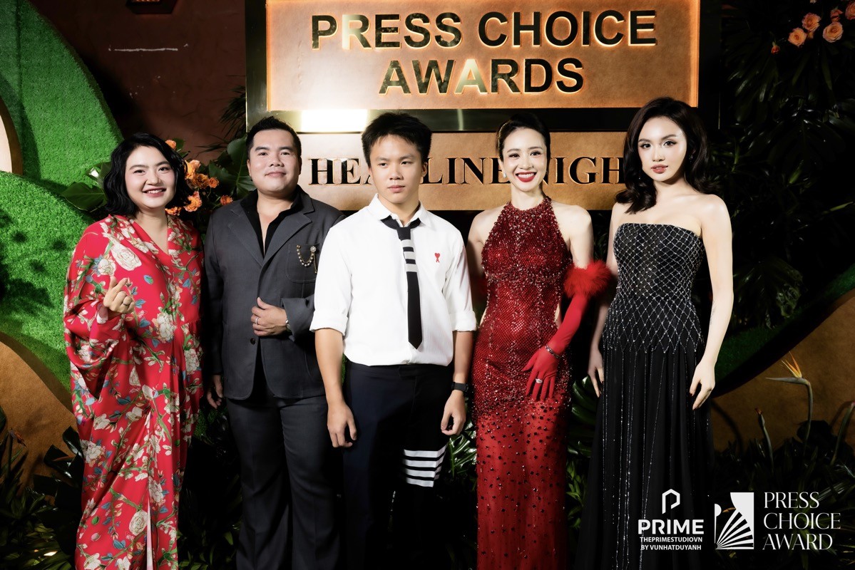 Hương Giang, Thúy Hiền, Mai Tuấn Anh và Khánh Loan hội ngộ tại 'Press Choice Awards 2026 – Headline Night'