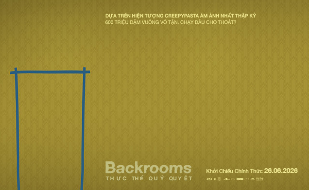 Sau thời gian chờ đợi 'Backrooms: Thực thể quỷ quyệt' đã cập bến phòng vé Việt