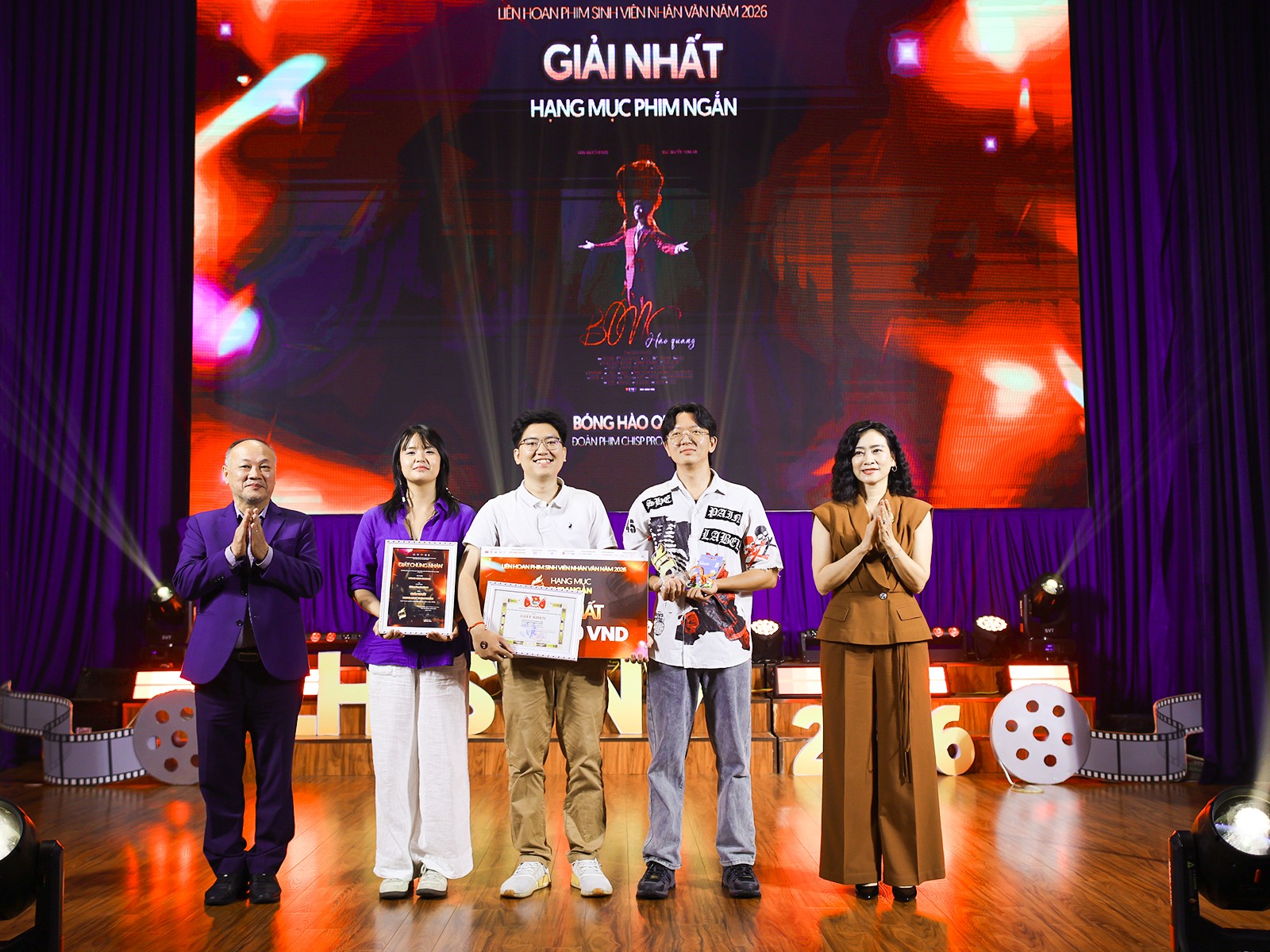 Các đề tài về gia đình, tình người và bảo tồn thiên nhiên đã chiến thắng tại Liên hoan phim sinh viên Nhân văn năm 2026
