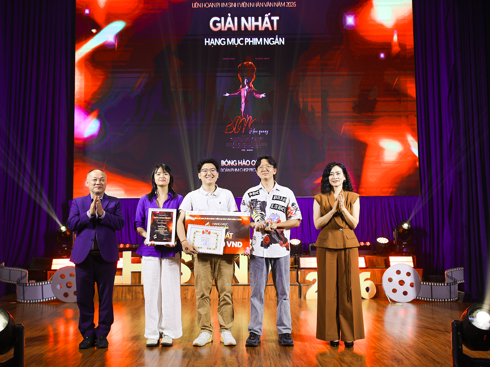 Các đề tài về gia đình, tình người và bảo tồn thiên nhiên đã chiến thắng tại Liên hoan phim sinh viên Nhân văn năm 2026