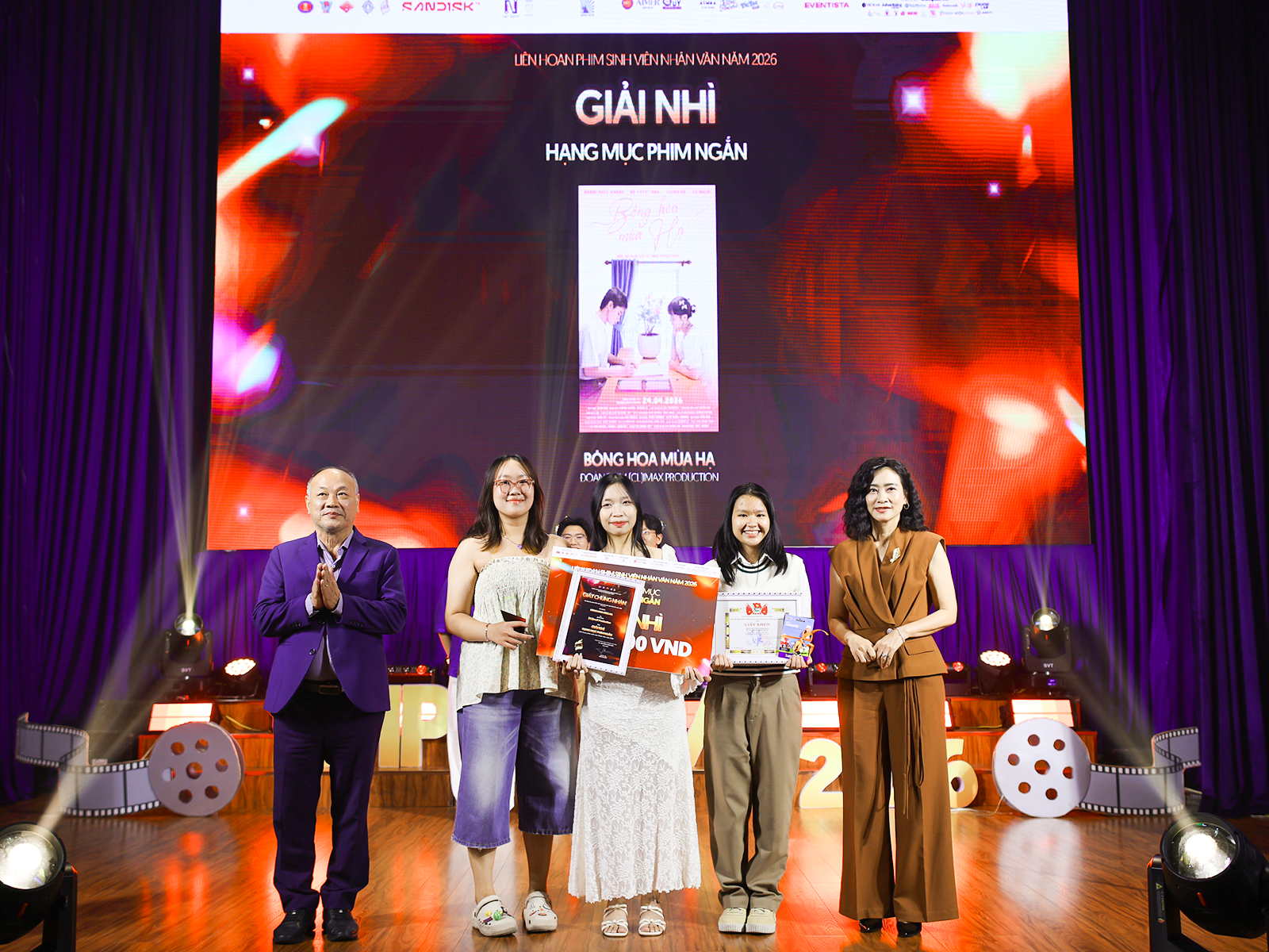 Các đề tài về gia đình, tình người và bảo tồn thiên nhiên đã chiến thắng tại Liên hoan phim sinh viên Nhân văn năm 2026