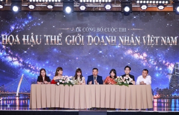 NSND Trịnh Kim Chi, Hiền Mai, Nguyên Vũ, Mai Thu Huyền, Băng Châu cùng nhau 'ngồi ghế nóng' 'Hoa hậu thế giới doanh nhân Việt Nam 2026'