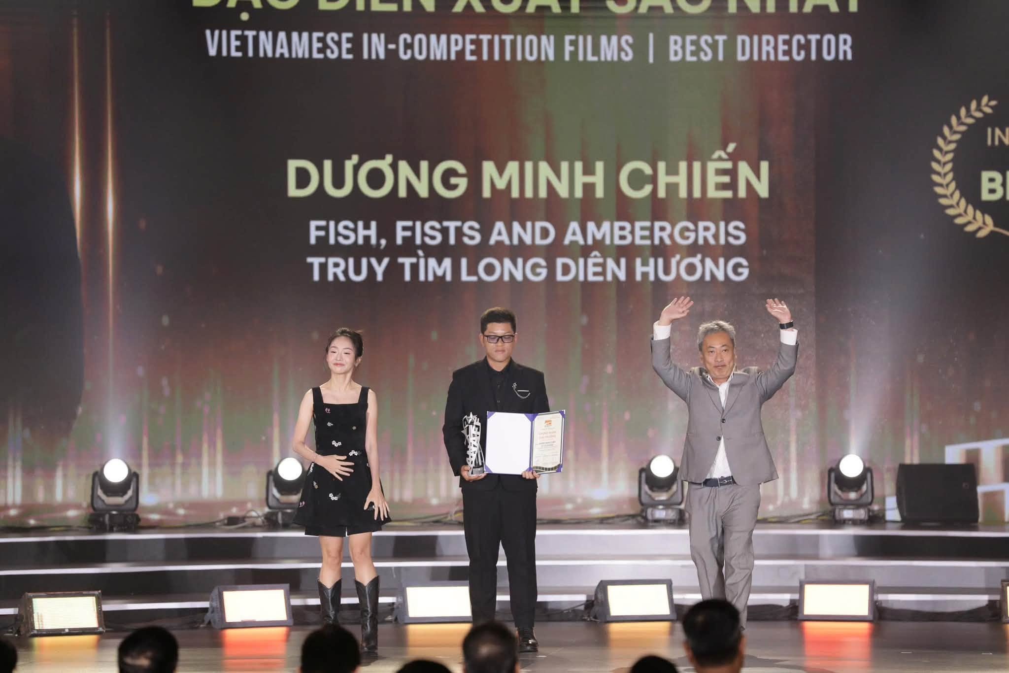 'Truy tìm Long Diên Hương' lập cú đúp tại DANAFF IV, nhà sản xuất Võ Thanh Hòa chia sẻ khi nhận giải