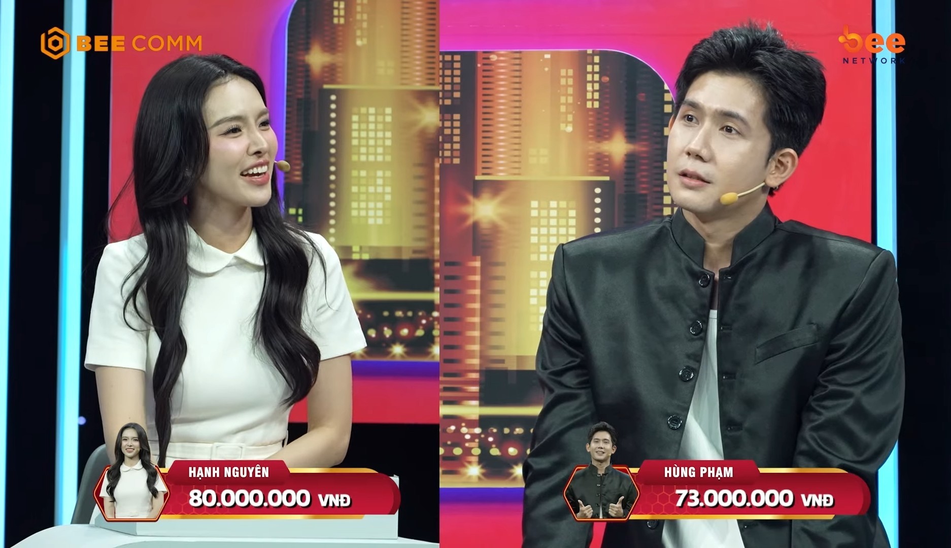 'Vận may gọi tên ai?' tập 18: Á hậu Hạnh Nguyên lập kỷ lục, thắng lớn 208 triệu đồng trước người mẫu Hùng Phạm