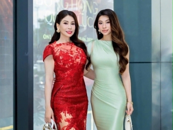 Lý Hương cùng con gái Jessica Lý đẹp kiêu sa trong những chiếc đầm dạ hội khi dự sự kiện