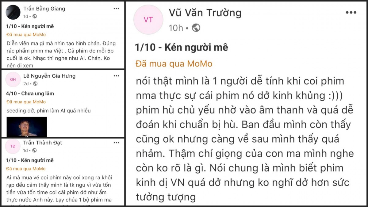 'Quỷ bắt hồn' dù tạm đứng thứ hai doanh thu phòng vé nhưng vẫn vấp phải ý kiến trái chiều