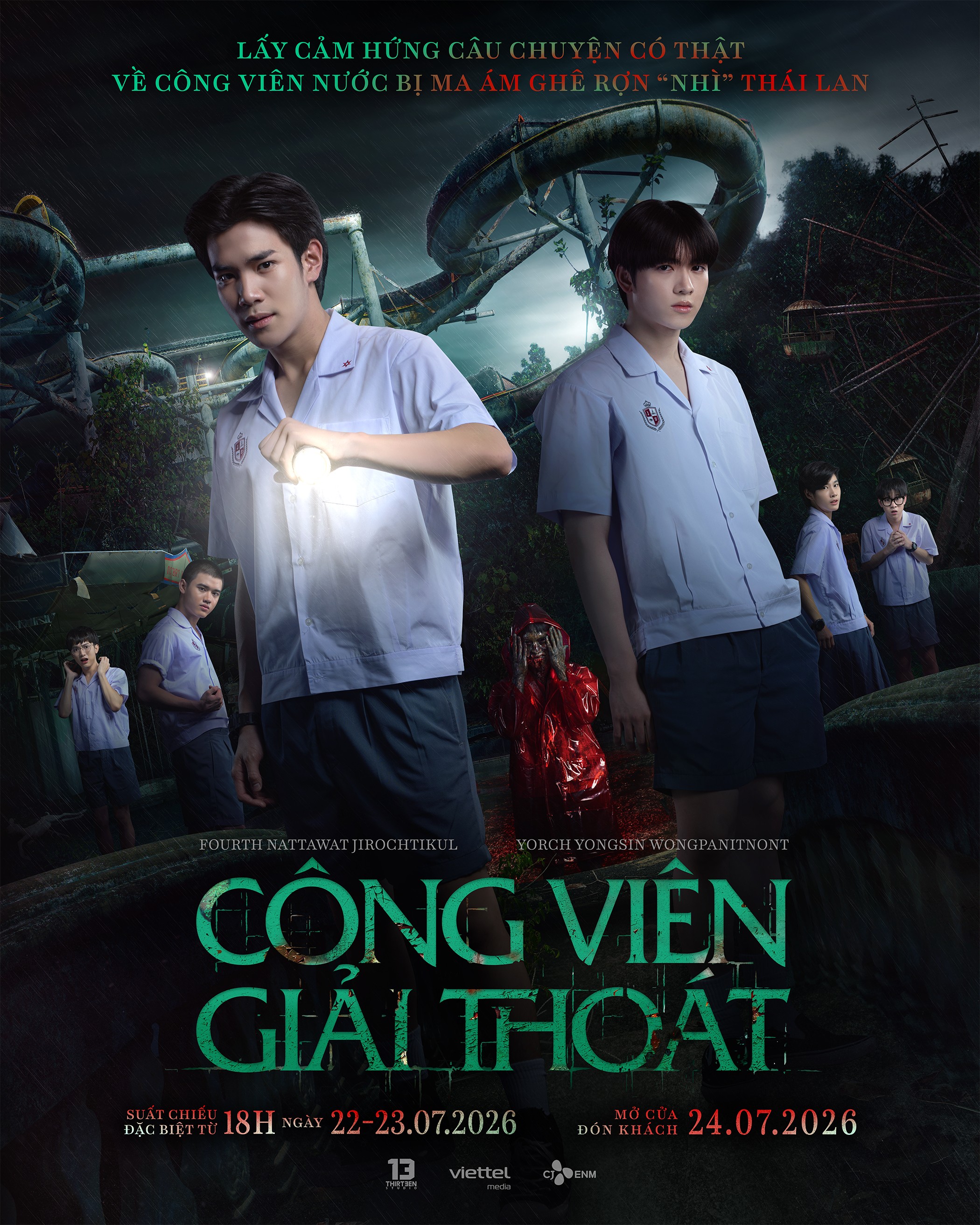 Dàn thần tượng Thái Lan cùng bước vào cơn ác mộng tại 'Công viên giải thoát'