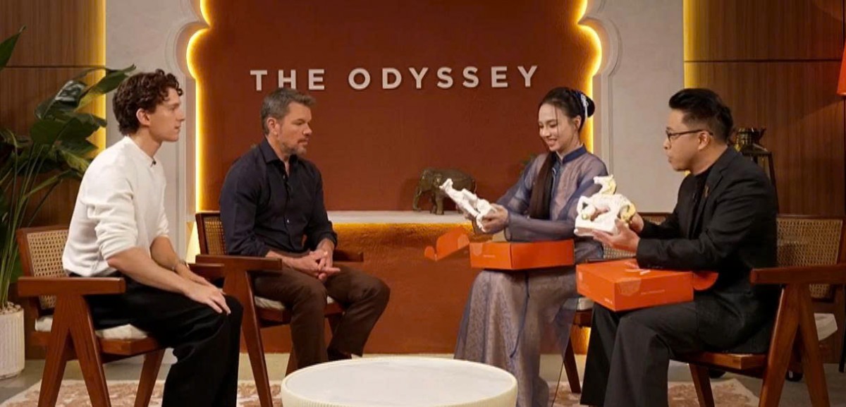 Matt Damon nói gì về khán giả Việt khi Victor Vũ phỏng vấn dàn sao 'The Odyssey'?