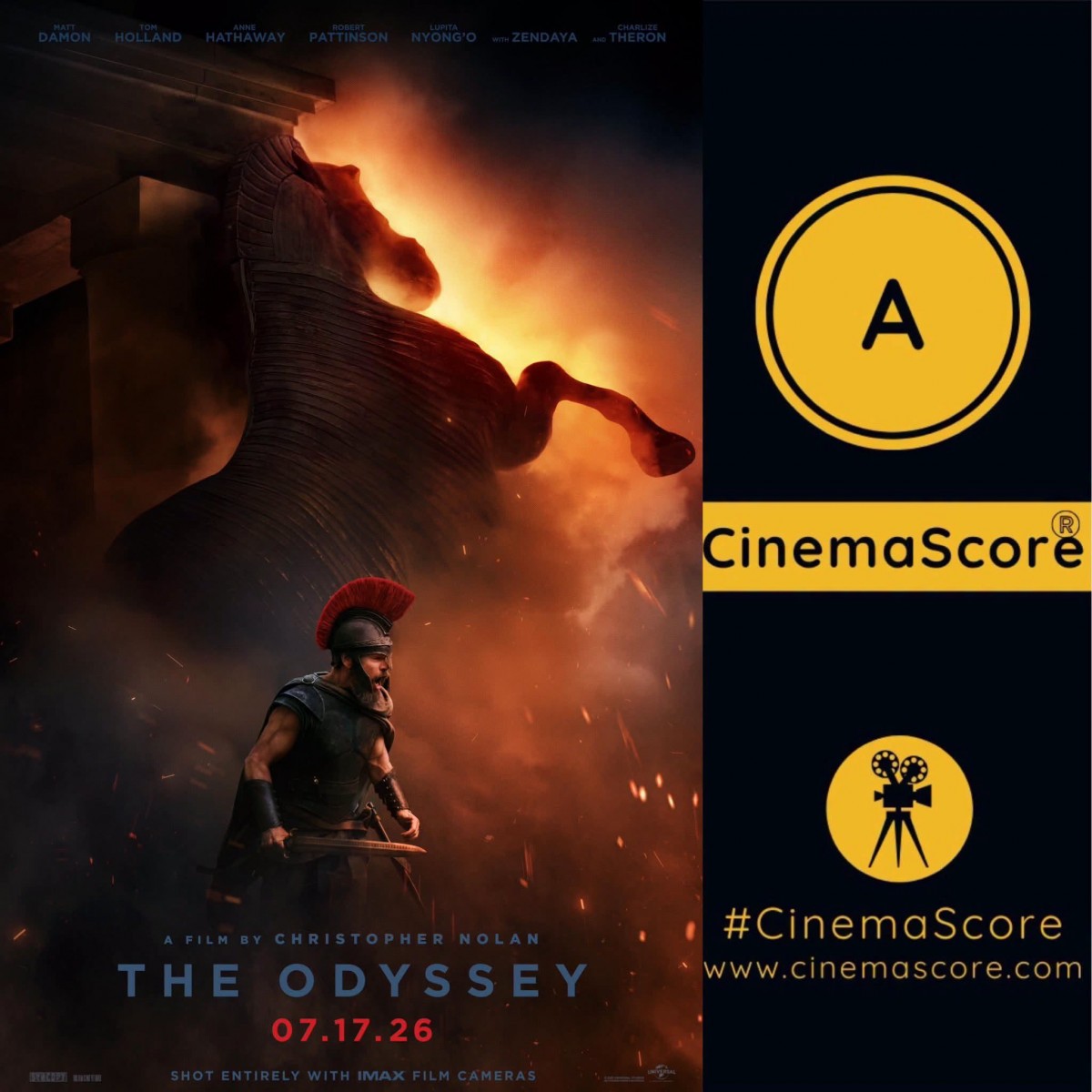 'The Odyssey' càn quét phòng vé, Christopher Nolan lập kỷ lục mới