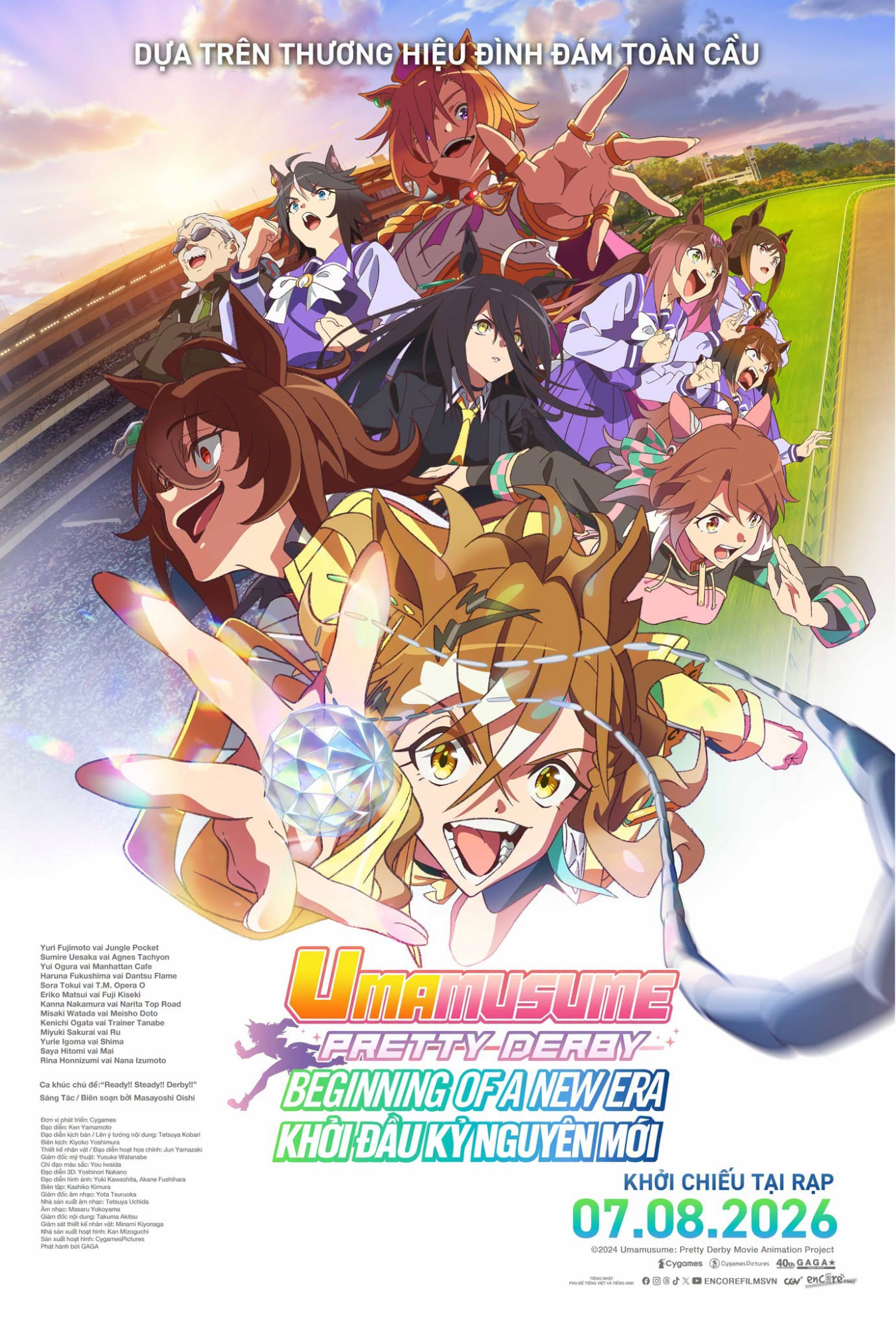 'Umamusume: Pretty Derby – Khởi đầu kỷ nguyên mới' - Phiên bản điện ảnh của thương hiệu đình đám 'Umamusume' chính thức cập bến phòng vé Việt