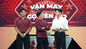 'Vận may gọi tên ai?' tập 21: MC Đại Nghĩa 'thu mình' trước dàn Nam vương, Á vương cao lớn trên sóng truyền hình