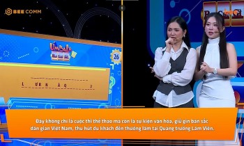 Ca sĩ Duyên Quỳnh xuất sắc chinh phục vòng đặc biệt của 'Úm ba la ra chữ gì?', ẵm trọn 45 triệu đồng