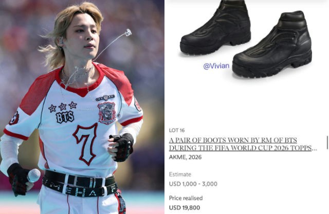 Áo Jimin (BTS) từng mặc được bán với giá 110 nghìn USD