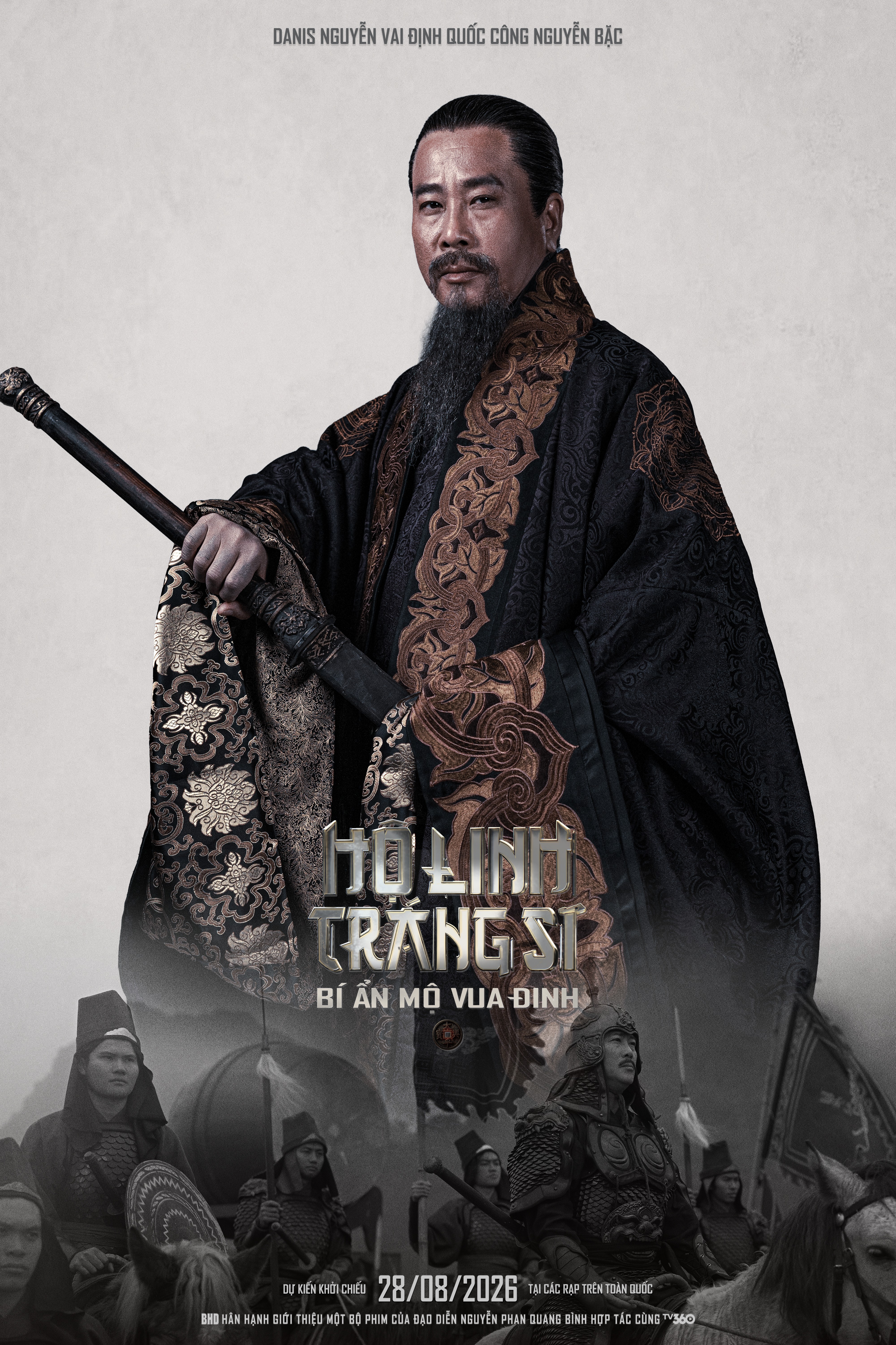 15 nhân vật hội tụ cùng khung hình, 'Hộ linh tráng sĩ - Bí ẩn mộ vua Đinh' đã là poster đông nhất từ trước tới nay?