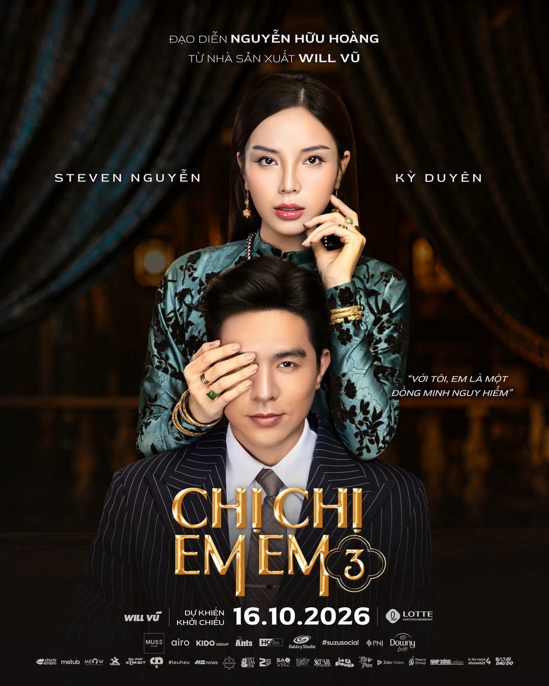 Steven Nguyễn gia nhập 'Chị chị em em 3', kết đôi cùng Kỳ Duyên trong vai Thị Mầu