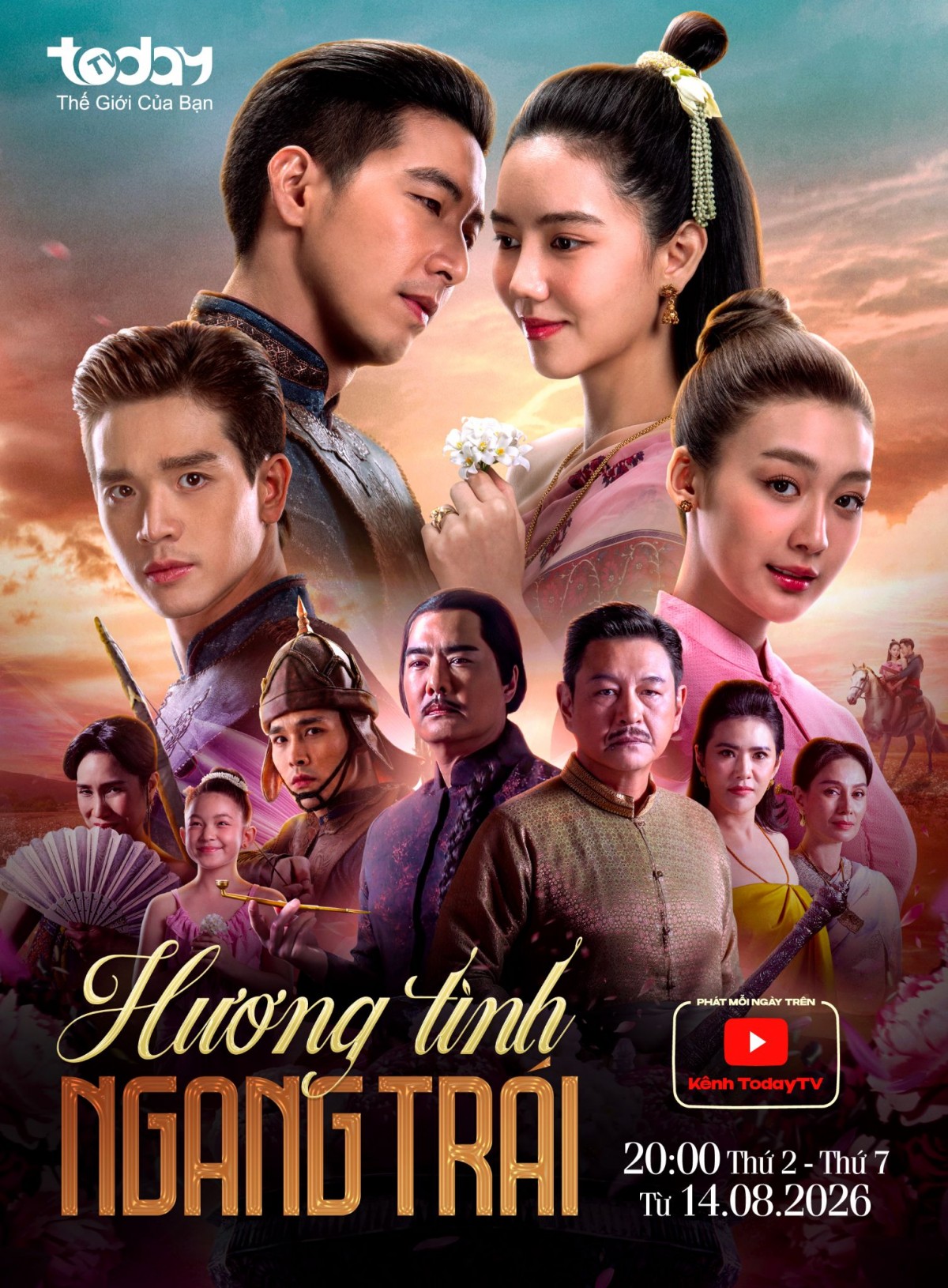 'Hương tình ngang trái': Chuyện tình đẫm nước mắt giữa nàng ‘hương nữ’ và vị tướng quân tiền triều