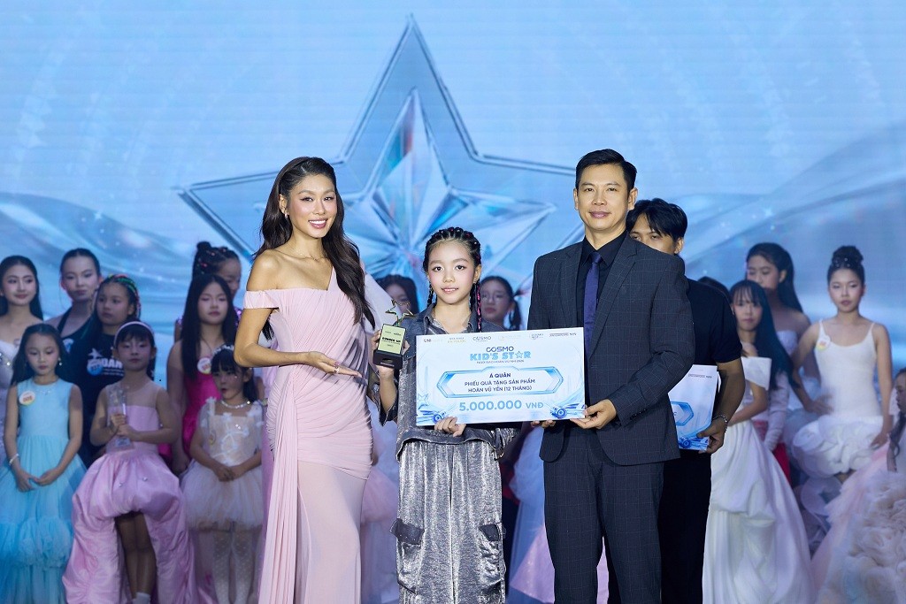 Hà Kim Long và Isabella Galliano xuất sắc giành Quán quân 'Cosmo Kid's Star - Ngôi sao hoàn vũ nhí 2026'