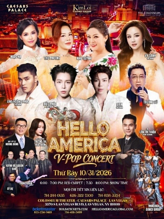Vy Oanh tiếp tục muốn thử thách mình về hình ảnh mới và khả năng vũ đạo tại 'Hello America V-Pop Concert'