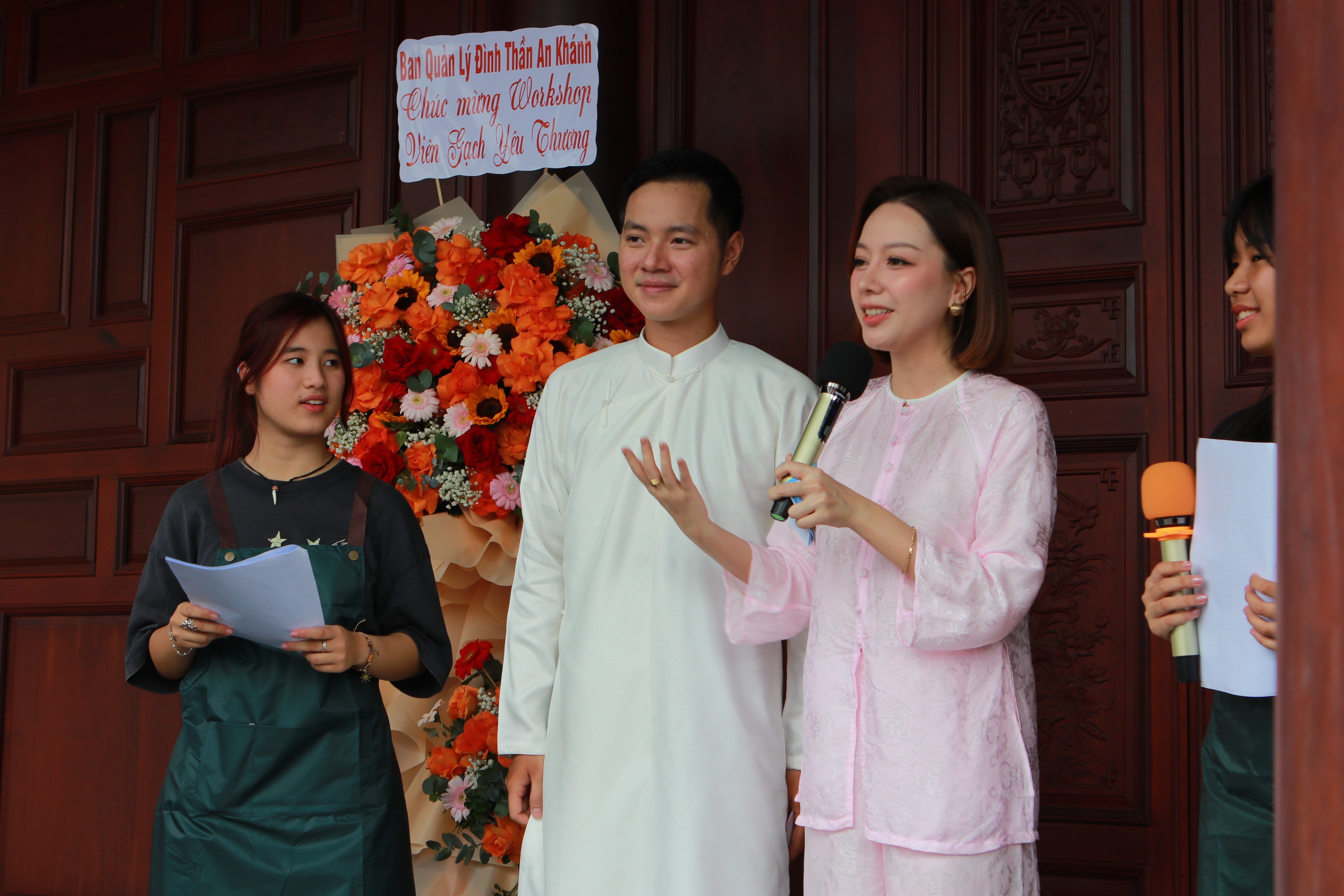 Băng Di, Cao Bá Hưng đồng hành cùng nhóm Viên Gạch lan tỏa giá trị văn hóa tại An Khánh