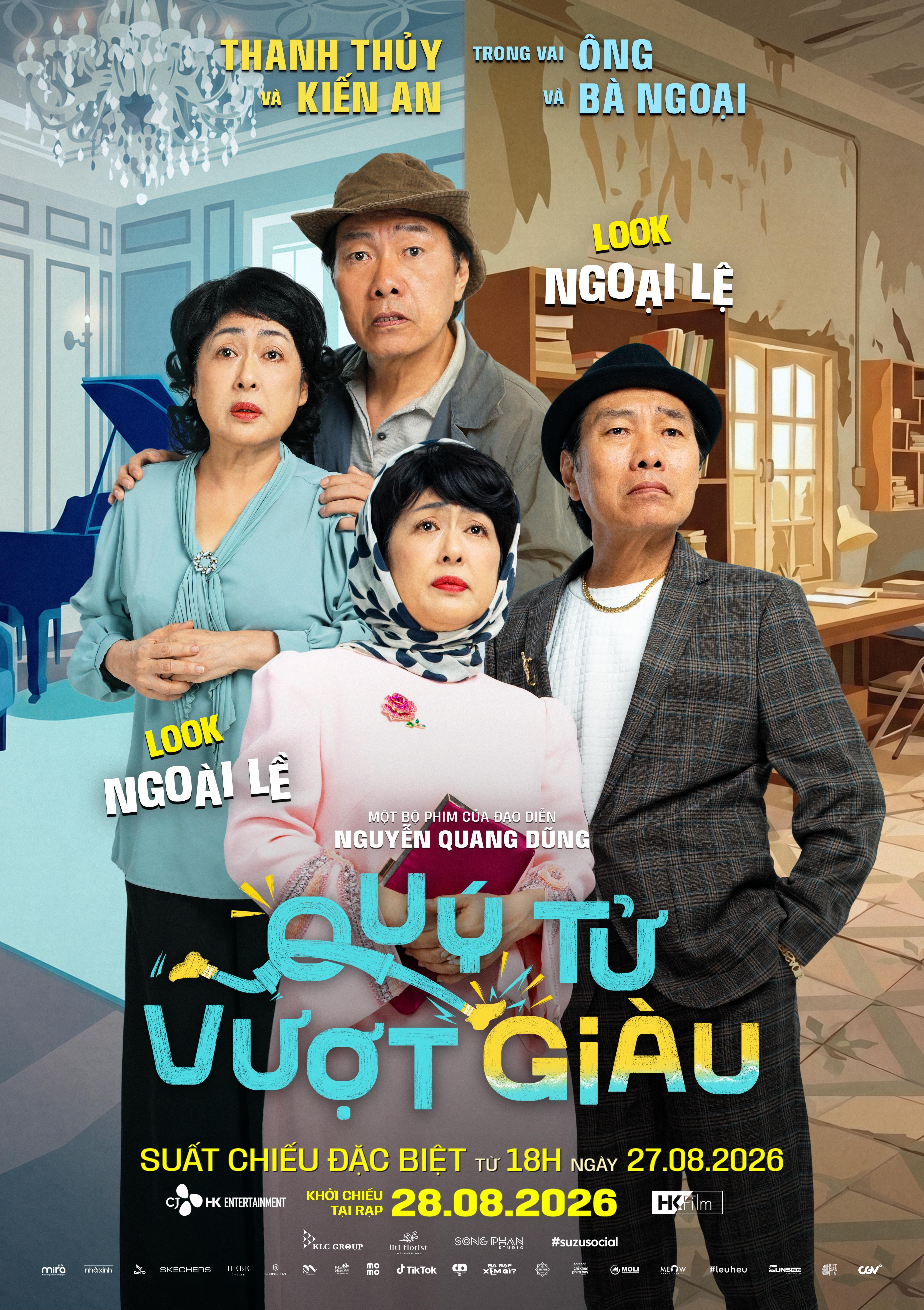 Hậu trường 3 thế hệ cùng nhau 'vượt giàu': Cuộc gặp gỡ của các thế hệ diễn viên từ gạo cội đến tươi mới trong 'Quý tử vượt giàu'
