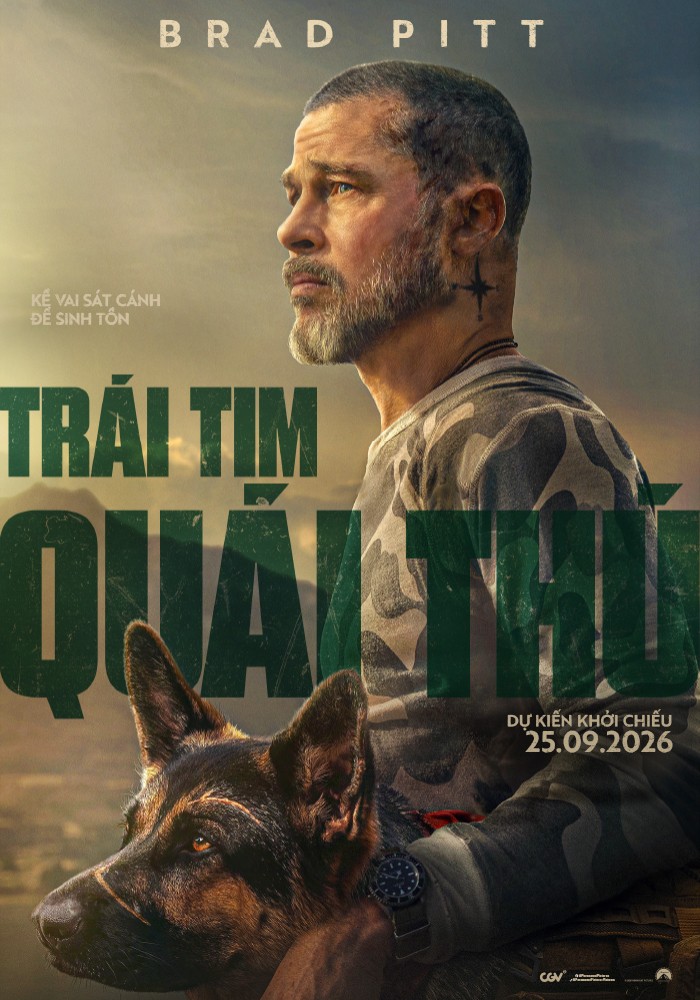 Brad Pitt và 'người bạn bốn chân' Odin lấy nước mắt khán giả trong 'Trái tim quái thú'