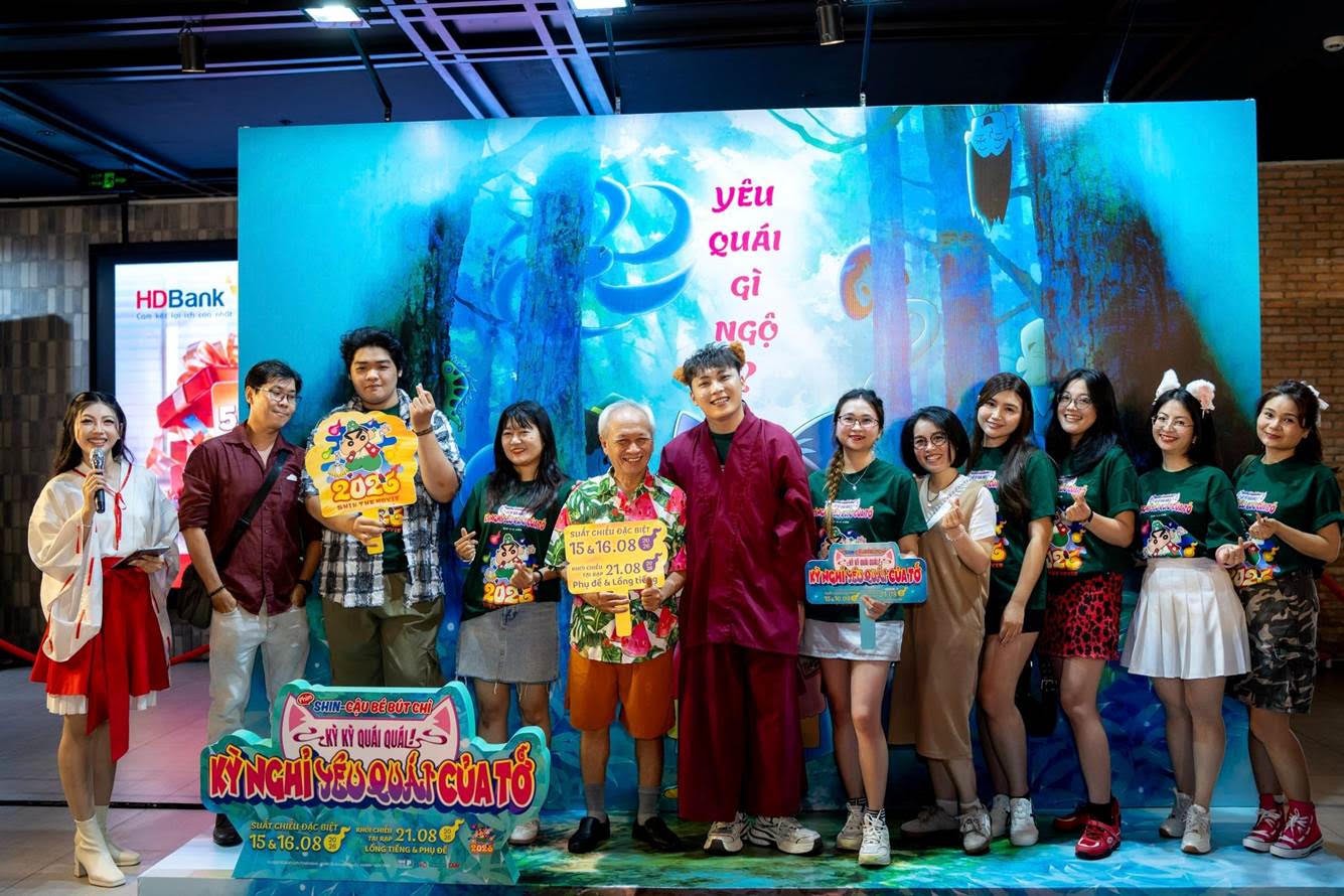 Shin và gia đình Nohara 'đại náo' thế giới yêu quái trong phần phim điện ảnh mới nhất