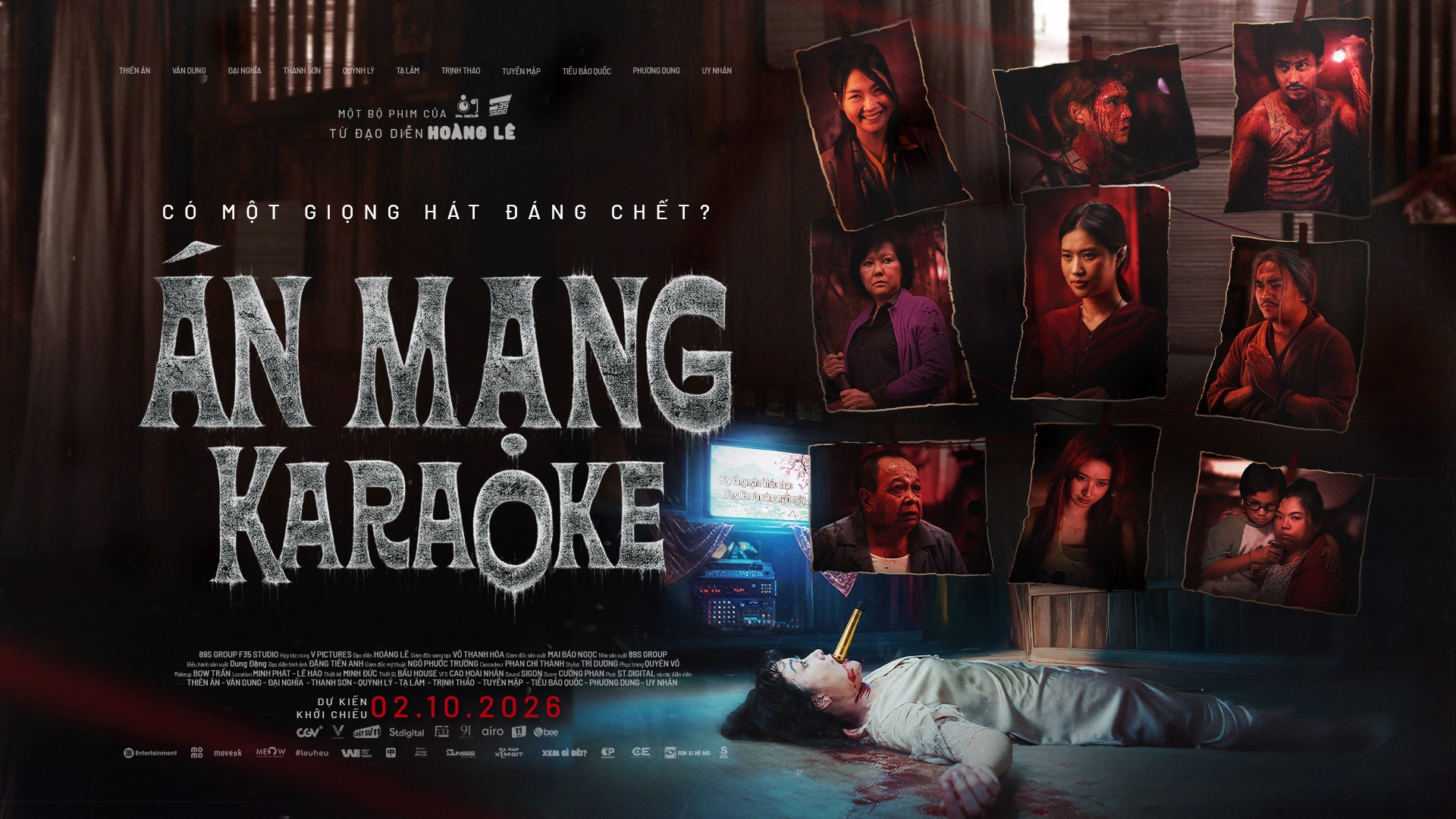 Dàn diễn viên thực lực đồng loạt góp mặt trong 'Án mạng Karaoke'