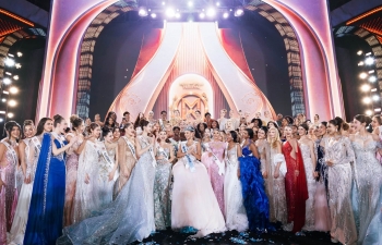 Đêm đăng quang tại Việt Nam, kỷ niệm 75 năm 'Miss World - Hoa hậu thế giới'