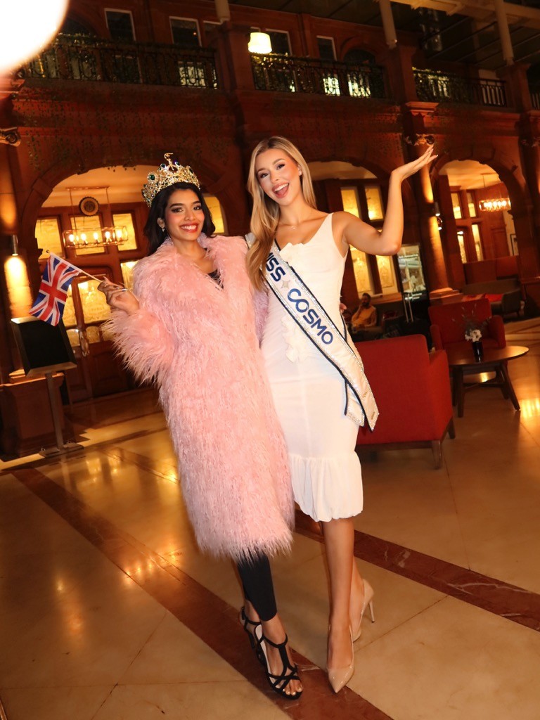 Đương kim 'Miss Cosmo' Yolina Lindquist một mình công du Anh quốc, trao vương miện cho đại diện 'Miss Cosmo Great Britain 2026'