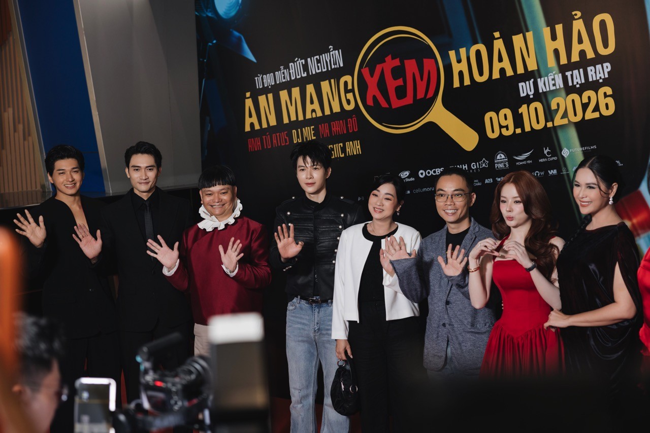 Anh Tú Atus rạng rỡ ngày trở lại màn ảnh rộng với 'Án mạng xém hoàn hảo'
