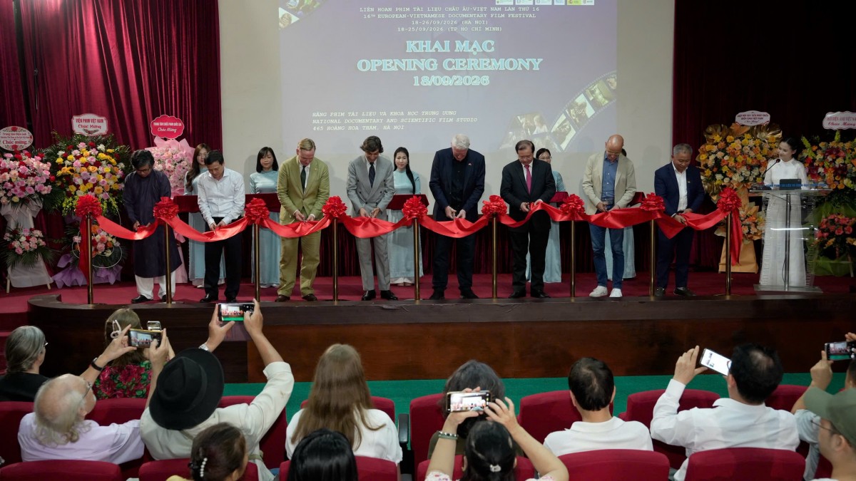 Khai mạc Liên hoan phim Tài liệu Châu Âu – Việt Nam lần thứ 16: Khi điện ảnh trở thành nhịp cầu văn hóa