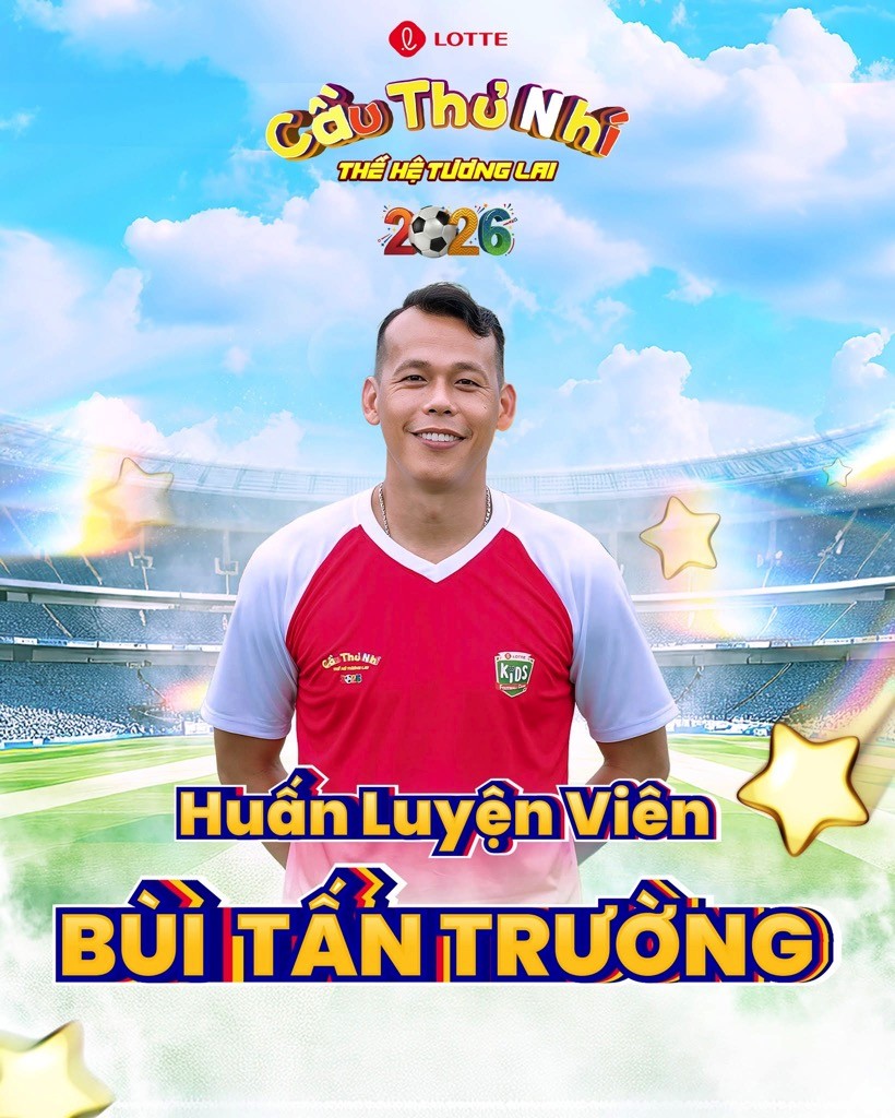 Gin Tuấn Kiệt, Trương Thế Vinh và Bùi Tấn Trường cùng trở lại 'Cầu thủ nhí 2026', đảm nhận nhiệm vụ đặc biệt với Top 32