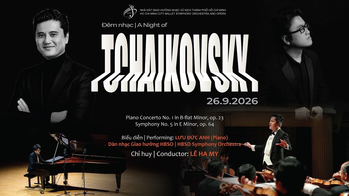 Nghệ sĩ piano Lưu Đức Anh trở lại 'Đêm nhạc Tchaikovsky'