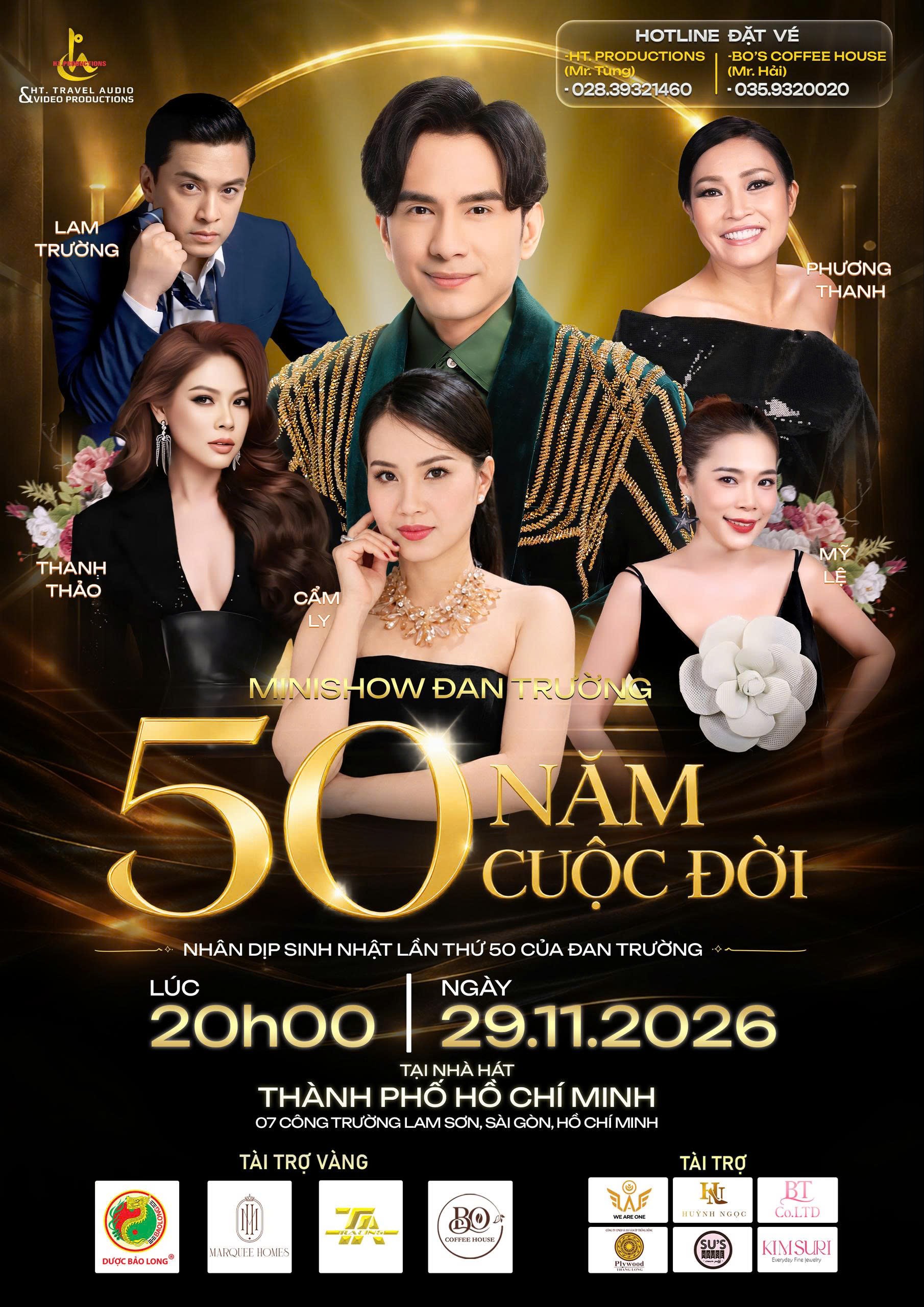Đan Trường làm show '50 năm cuộc đời': Họp mặt dàn ca sĩ đình đám của V-pop thập niên 90 - 2000