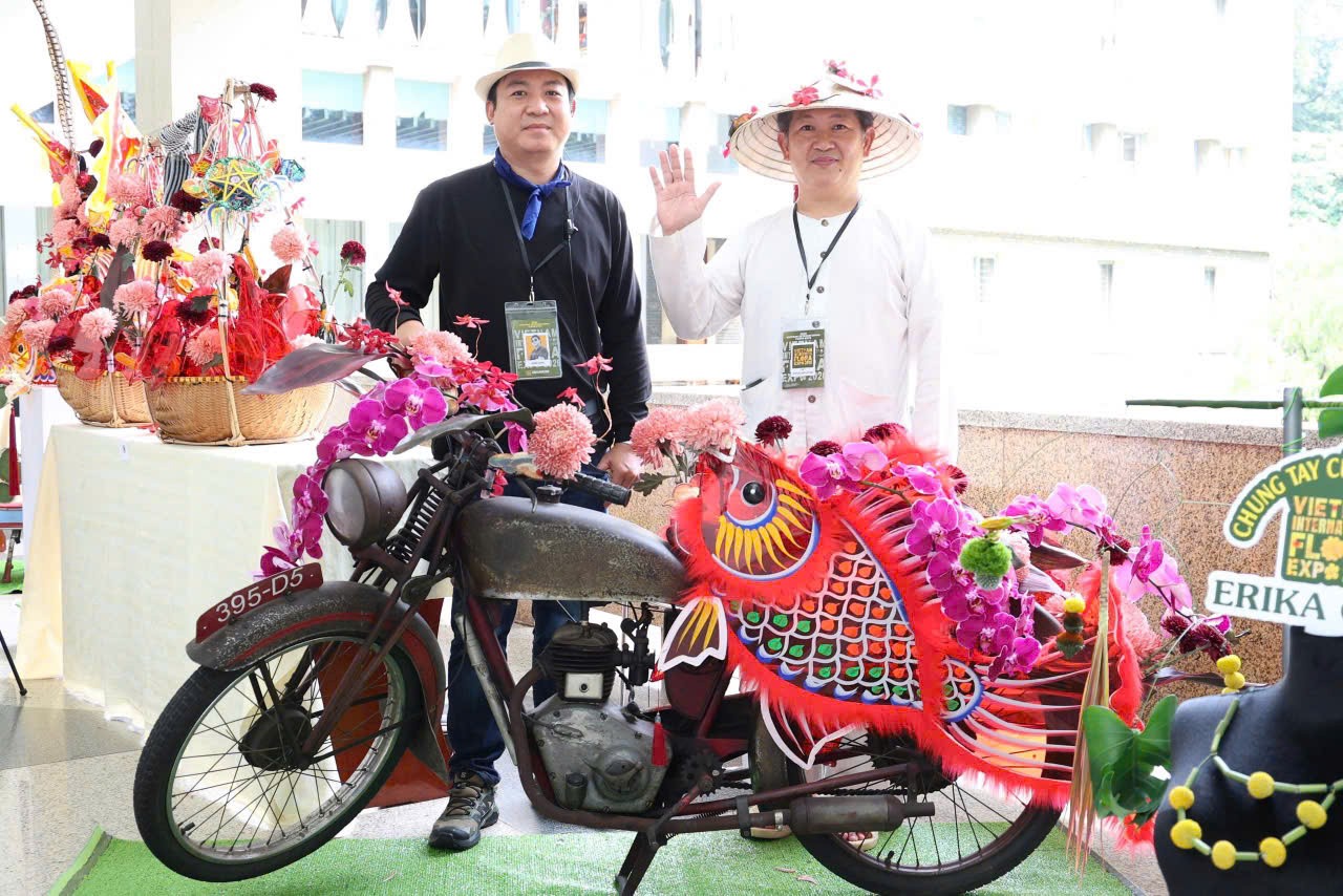 Nghệ nhân Cao Xue đoạt Giải nhất Lễ hội hoa quốc tế 2026 tại Việt Nam