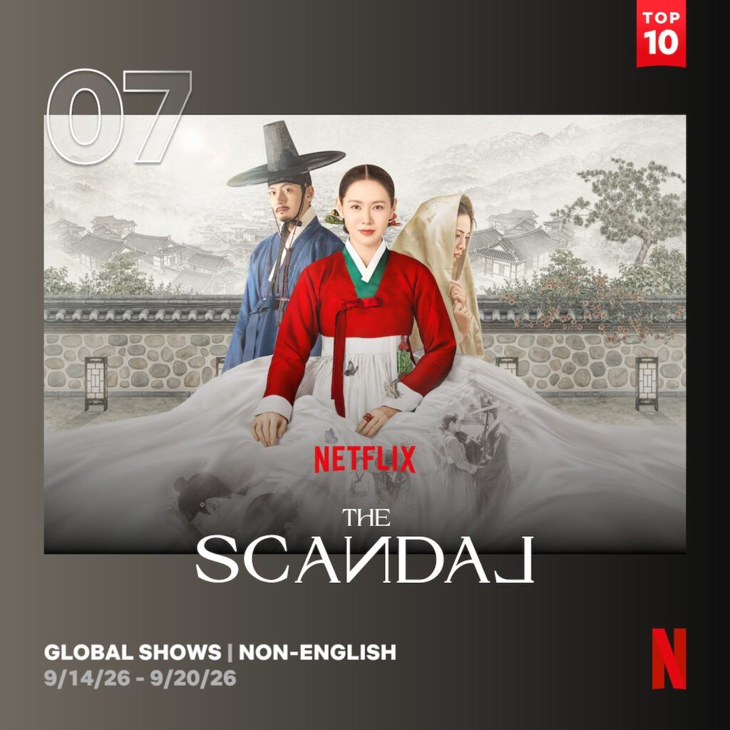 Bị chê tơi tả, 'The Scandal' vẫn lọt Top 10 phim Netflix trong thời gian ngắn