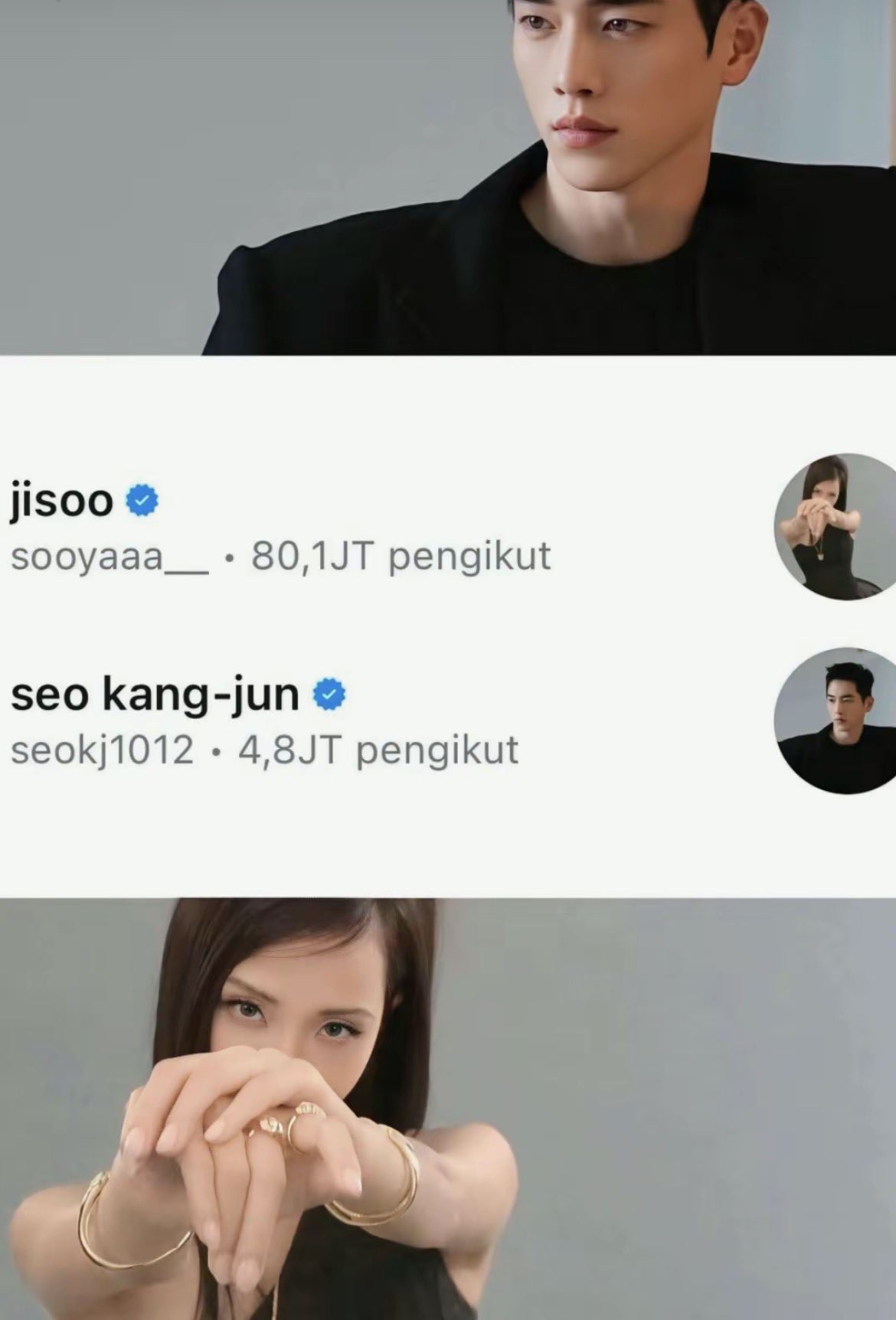 Jisoo (BlackPink) và Seo Kang Joon vướng tin đồn hẹn hò