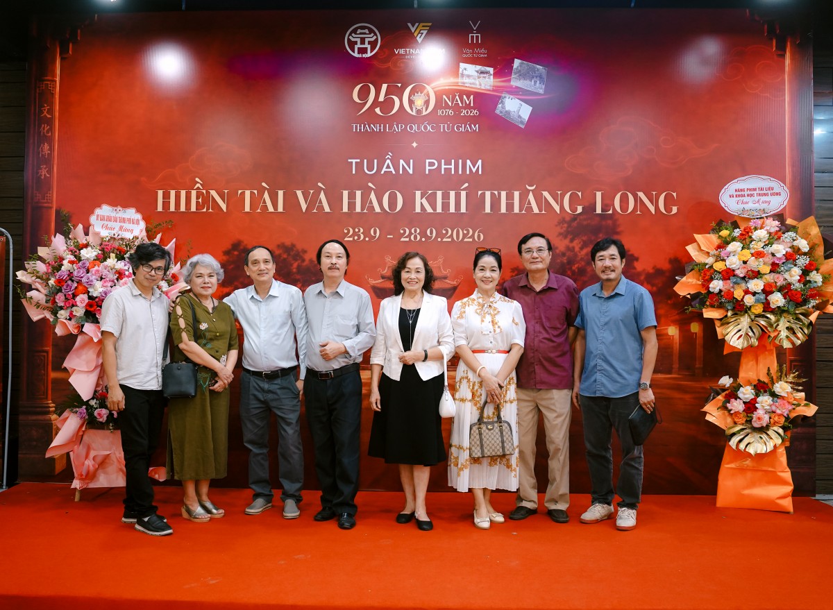 Tuần phim 'Hiền tài và Hào khí Thăng Long': Khơi nguồn cảm hứng từ lịch sử