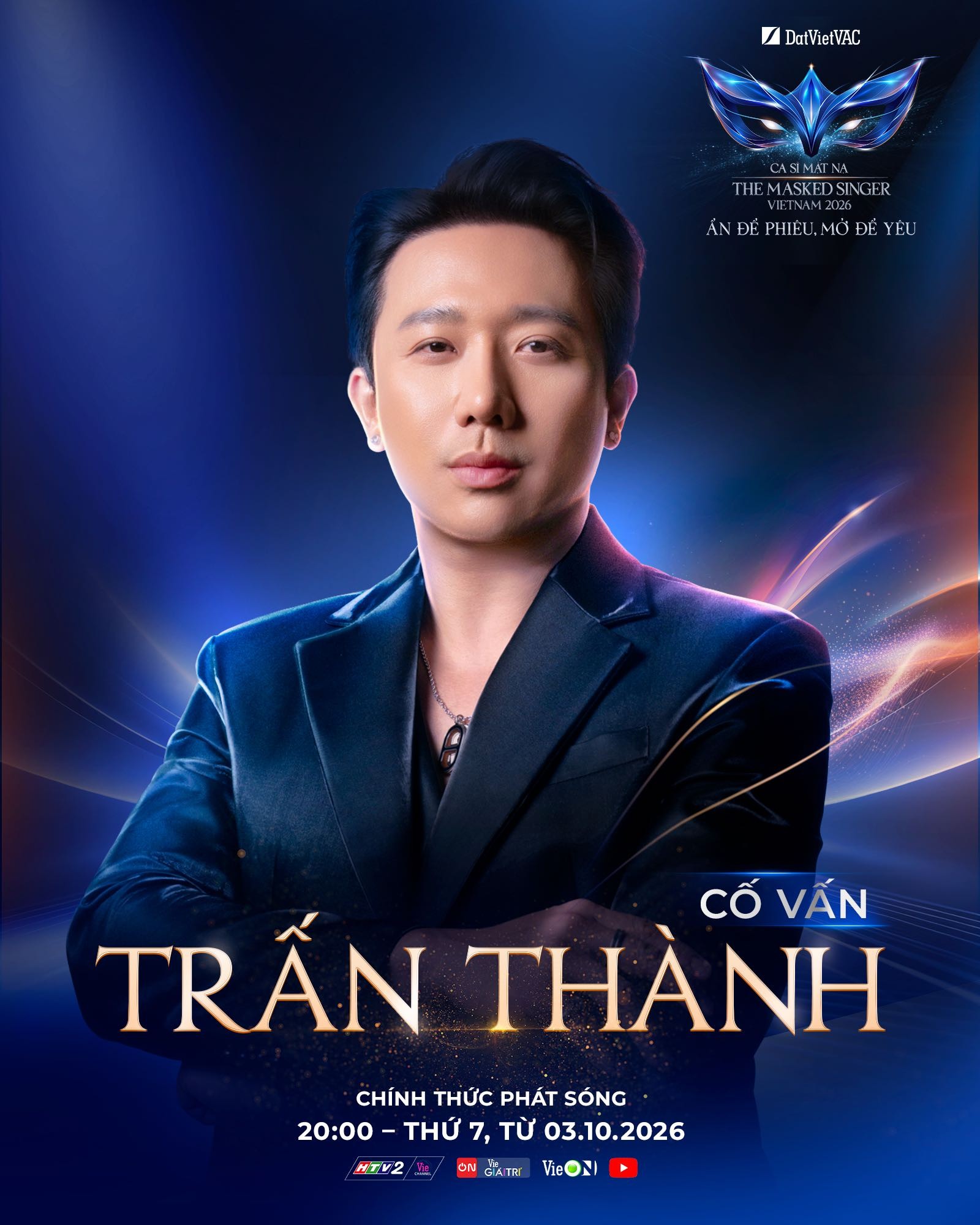 'Ấn để phiêu, mở để yêu', 'Ca sĩ mặt nạ - The Masked Singer 2026' trở lại với diện mạo mới