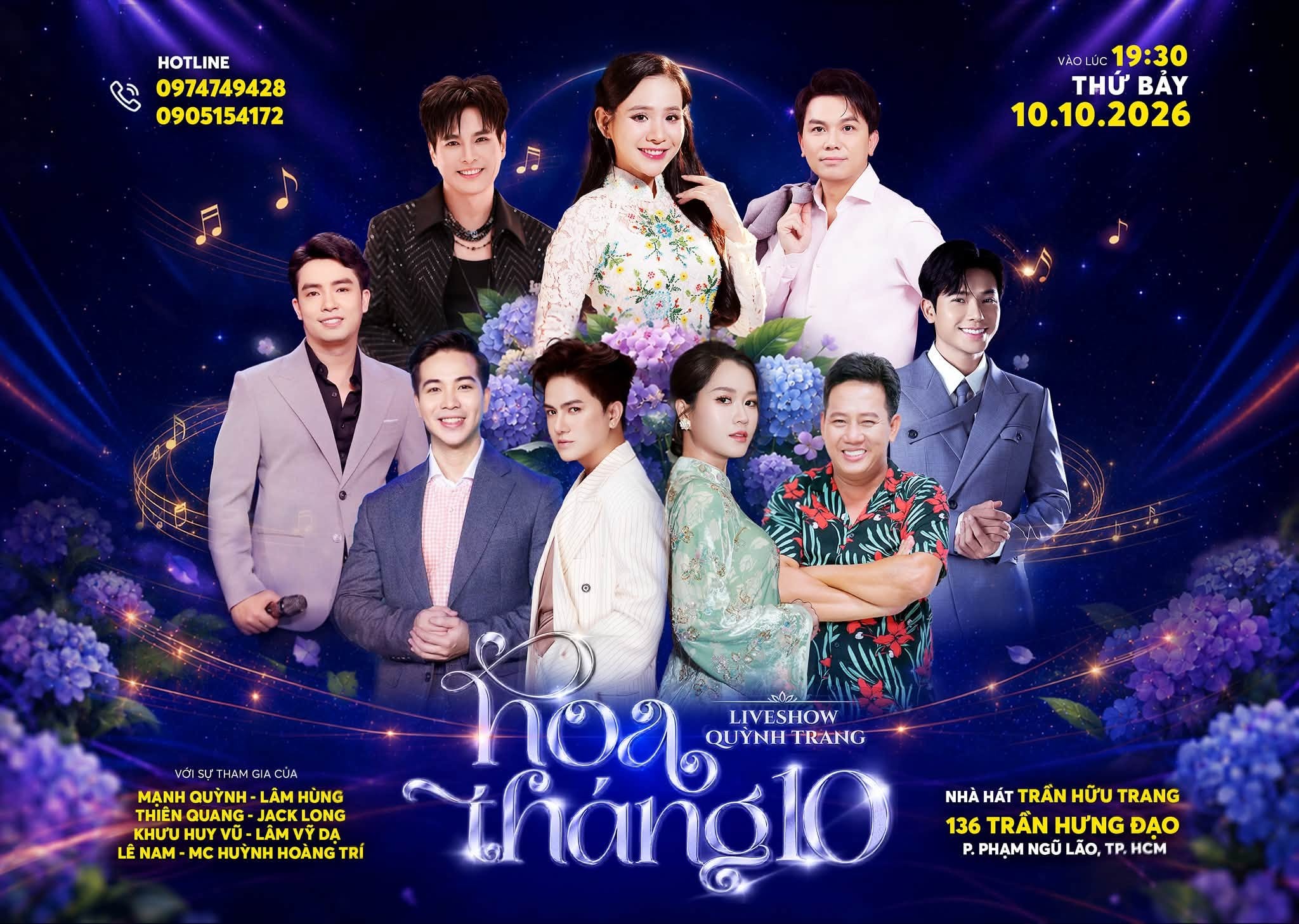 Quỳnh Trang và 'Hoa tháng 10': Liveshow hát bằng lòng biết ơn
