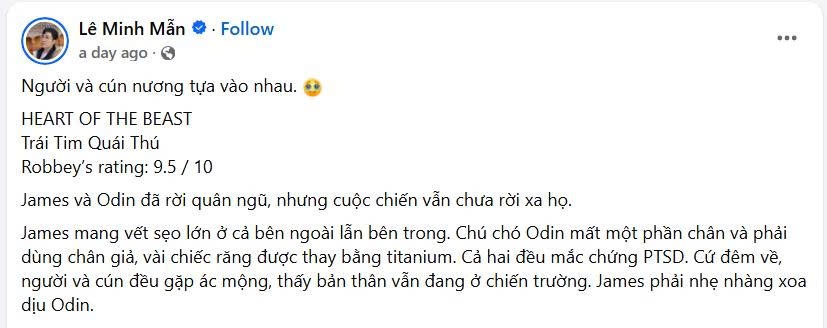 Sau hơn 3 thập kỷ diễn xuất, Brad Pitt thăng hoa ở tuổi 62 với vai diễn ít thoại nhưng đong đầy cảm xúc trong 'Trái tim quái thú'