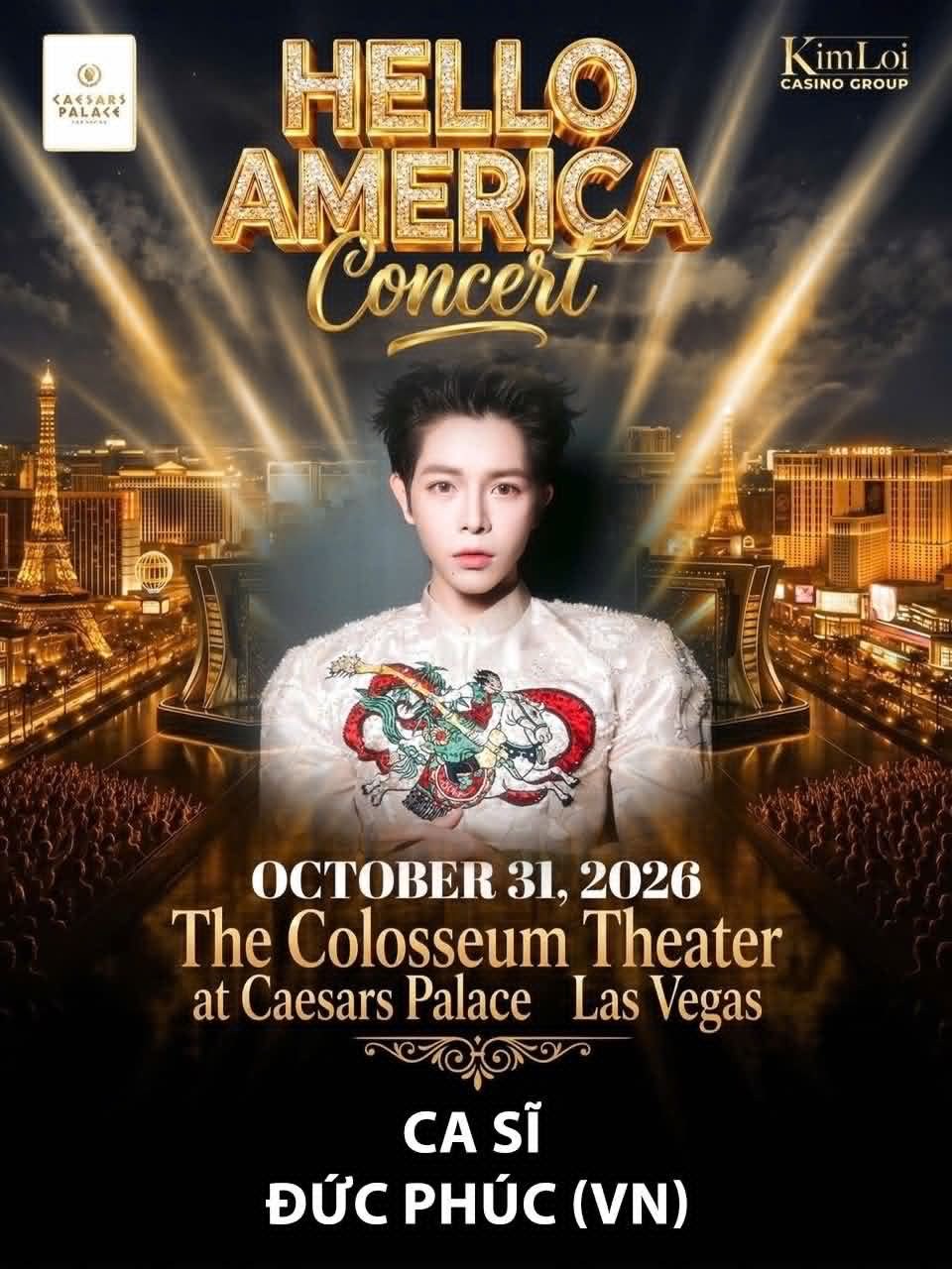 Đức Phúc tái ngộ đàn anh Ưng Hoàng Phúc, Cao Thái Sơn tại Đại nhạc hội 'Hello America V-Pop Concert'