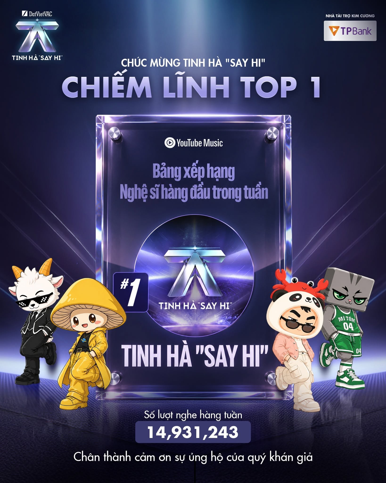 Trước thềm Concert 'Tinh hà 'Say Hi' – Hẹn giữa Tinh hà', nhìn lại loạt thành tích vô tiền khoáng hậu