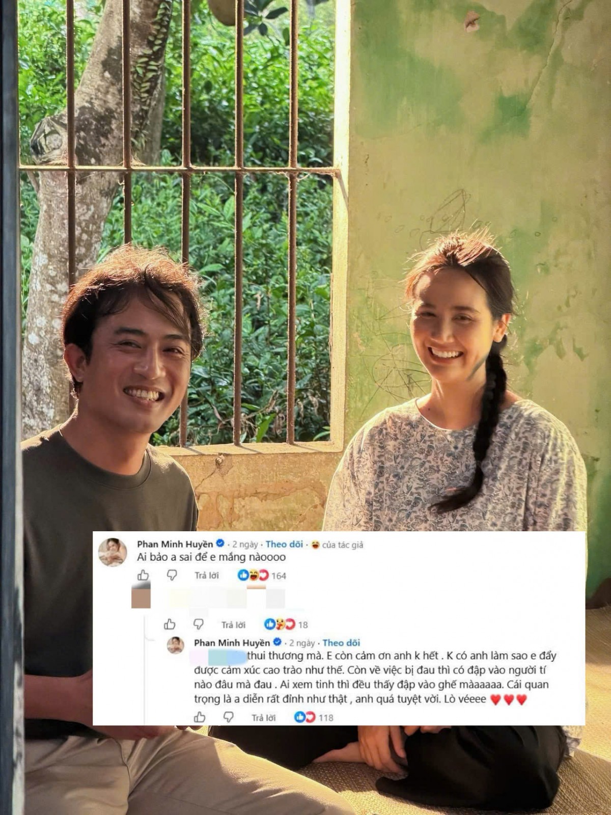 Huyền Lizzie bênh vực đàn anh trước nghi vấn bị ‘tác động’