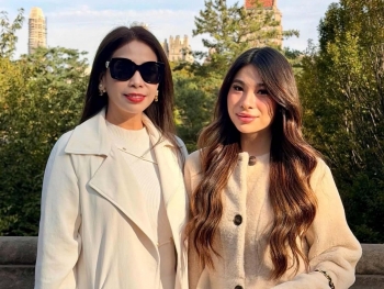 Lý Hương mừng sinh nhật con gái tại New York