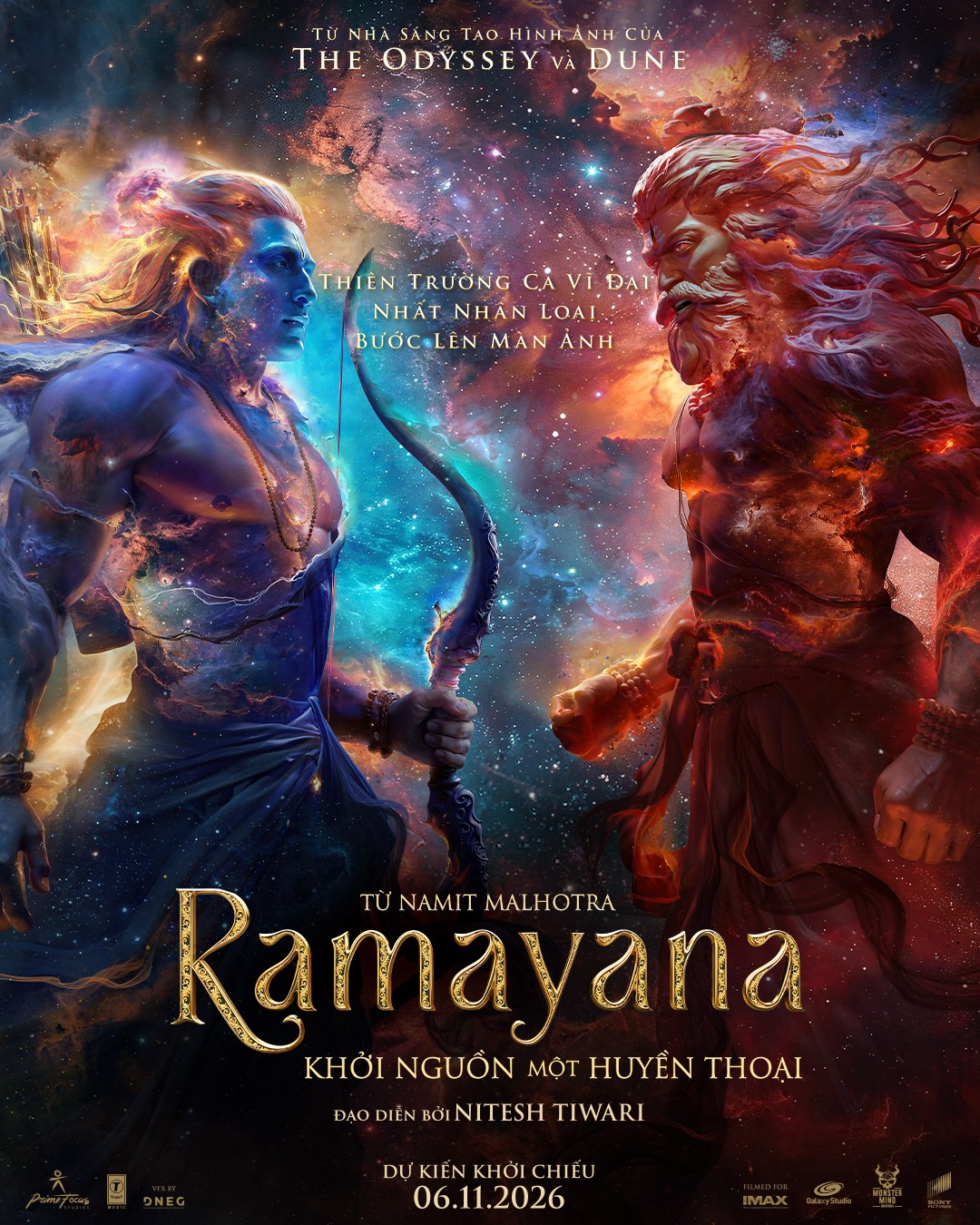 Trailer mới của bom tấn sử thi 'Ramayana: Khởi nguồn một huyền thoại': Hé lộ cuộc chiến kinh thiên động địa, kỹ xảo được nâng tầm