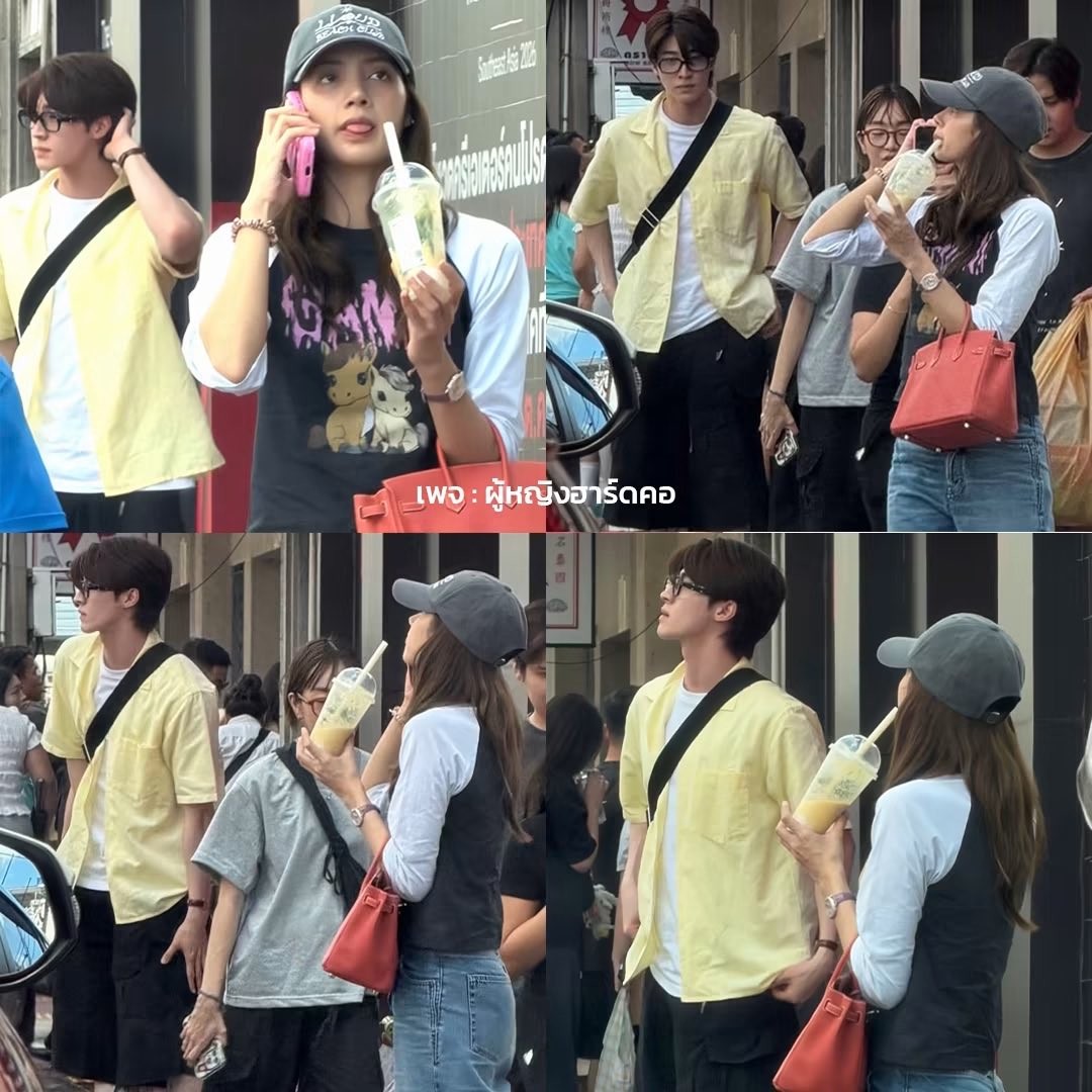 Lisa (BlackPink) vui vẻ sánh bước bên bạn trai tin đồn tại Bangkok